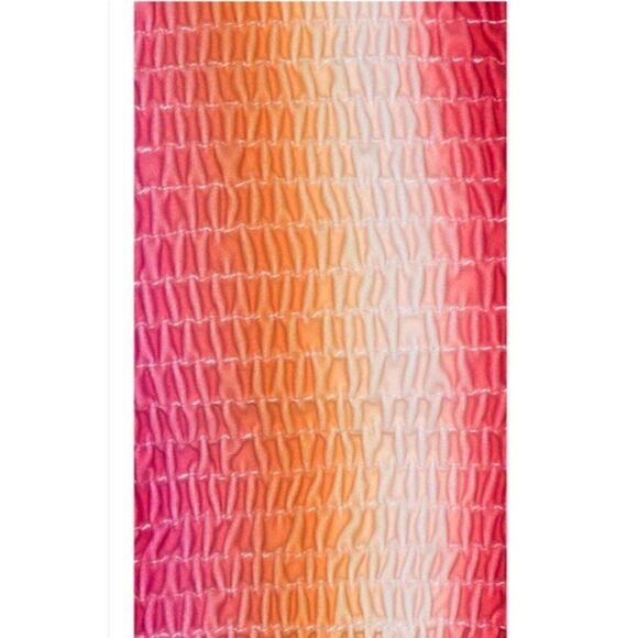 TULAROSA Britt Smocked Side Tie Swimsuit Bottom Retro Sun Ombre String Bikini XL - Picture 7 of 11